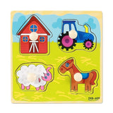 New Hand Grab Board Puzzle Wooden