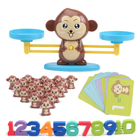 Monkey Digital Balance Scale Toy Early Learning Balance