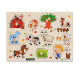 Baby Toys Montessori Wooden Puzzle/Hand
