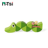 Colorful Wooden Worm Puzzles