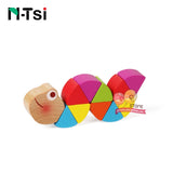 Colorful Wooden Worm Puzzles
