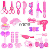 Pretend Play Kid Make Up Toys Pink Makeup Set