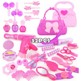 Pretend Play Kid Make Up Toys Pink Makeup Set